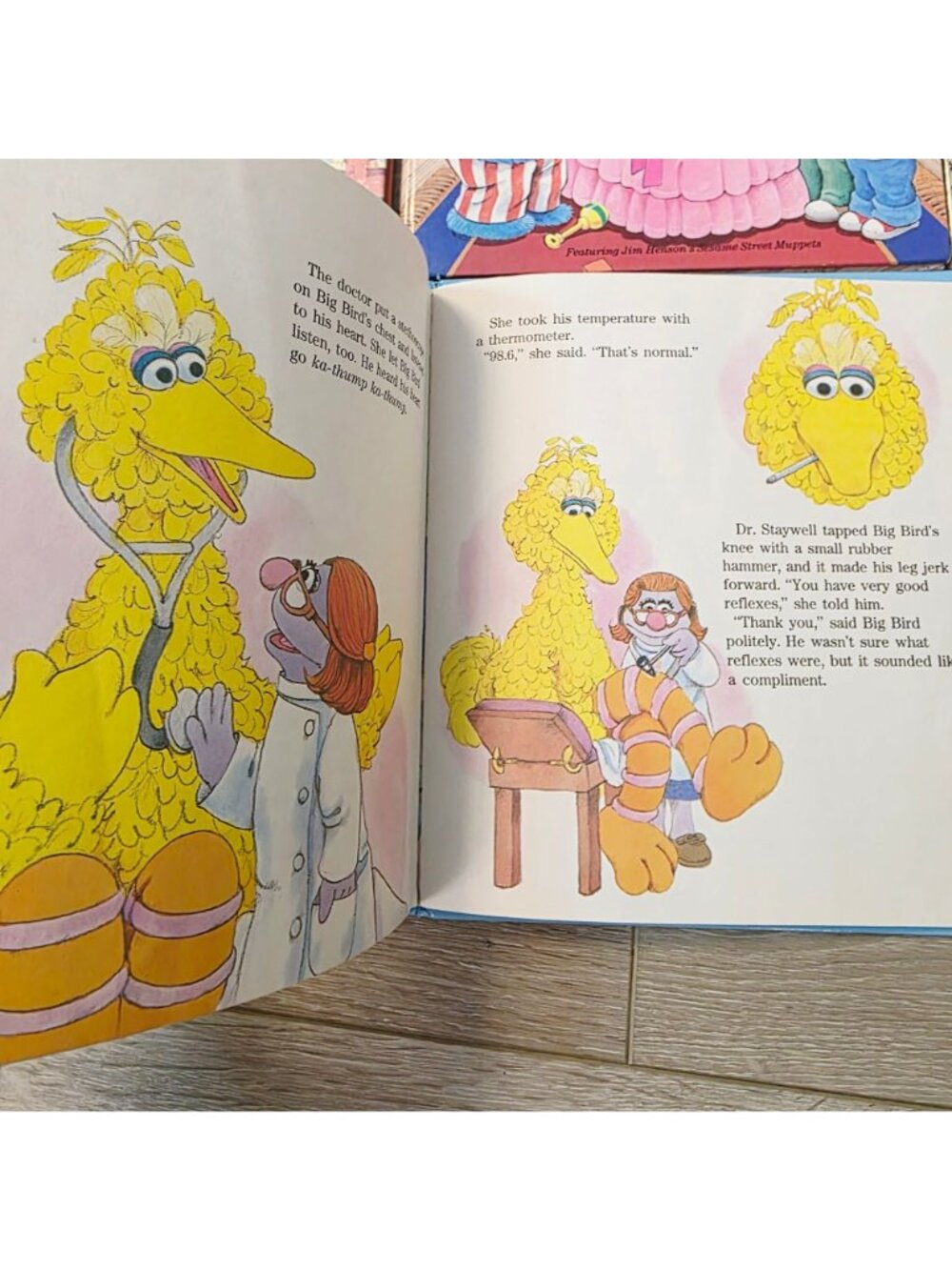 8 Vtg Golden Books HC PB Mix Sesame Street Books Christmas Grover Grouch Herry - Picture 7 of 16